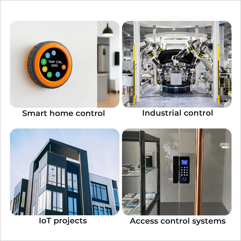 M5Stack Dial V1.1 ESP32-S3 Rotary Knob 1.28 Inch Round Touch Screen RFID Module Wide Voltage IoT Compatible Industrial Smart Home Control — view 7