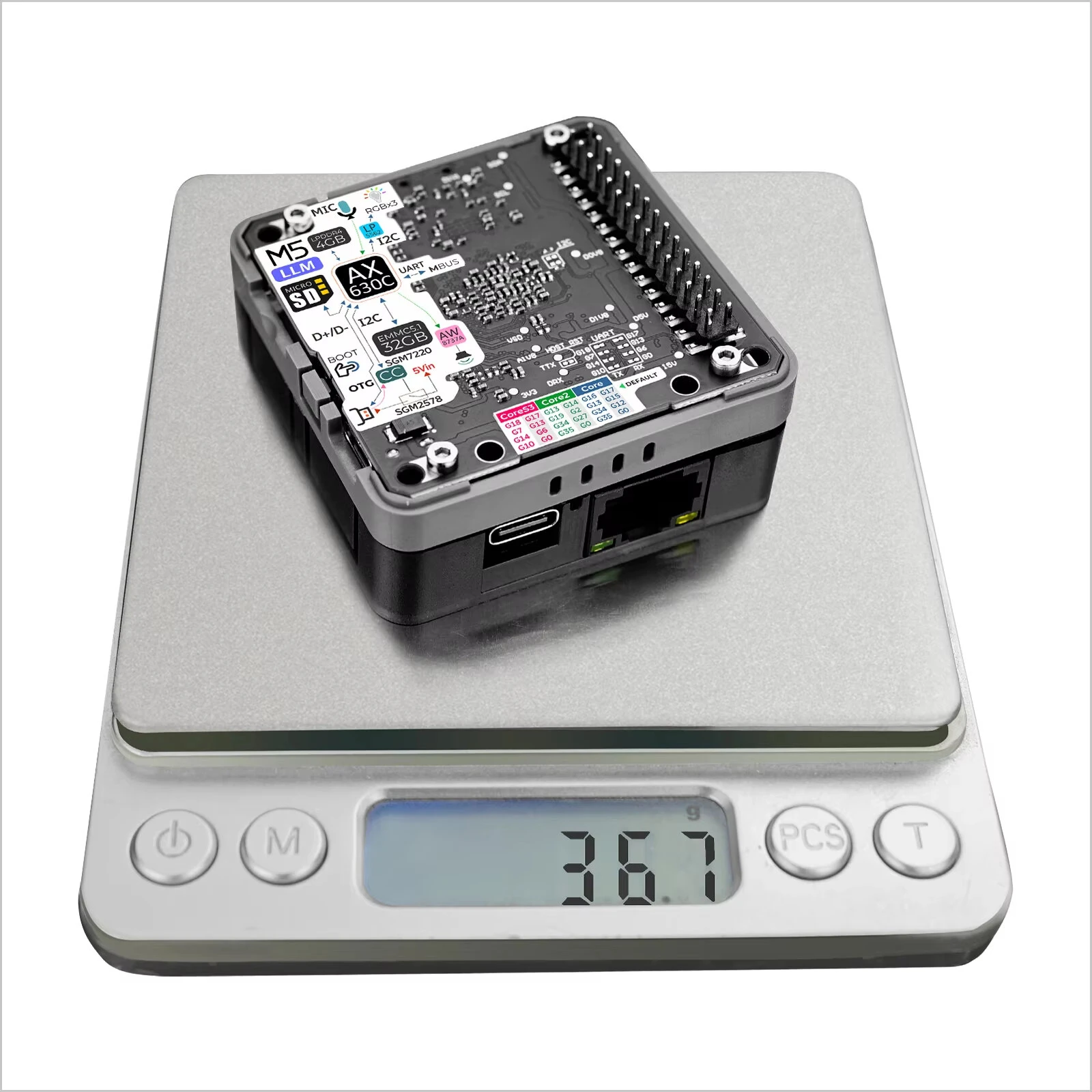 M5Stack LLM AX630C Large Language Model Module Development Kit Dual Cortex AI Processor 4GB LPDDR4 32GB eMMC Offline AI — view 7