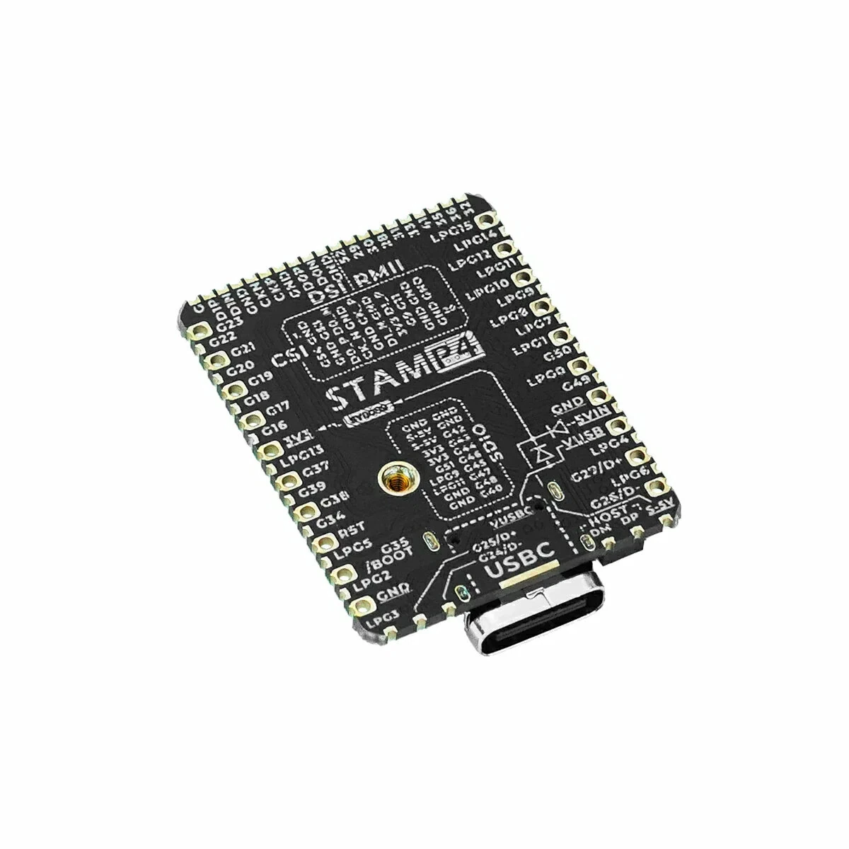 M5Stack M5Stamp ESP32P4 Module ESP32-P4NRW32 Embedded Module 16MB Flash 32MB PSRAM Dual-Core RISC-V MIPI CSI MIPI DSI USB OTG Ethernet SDIO — view 3