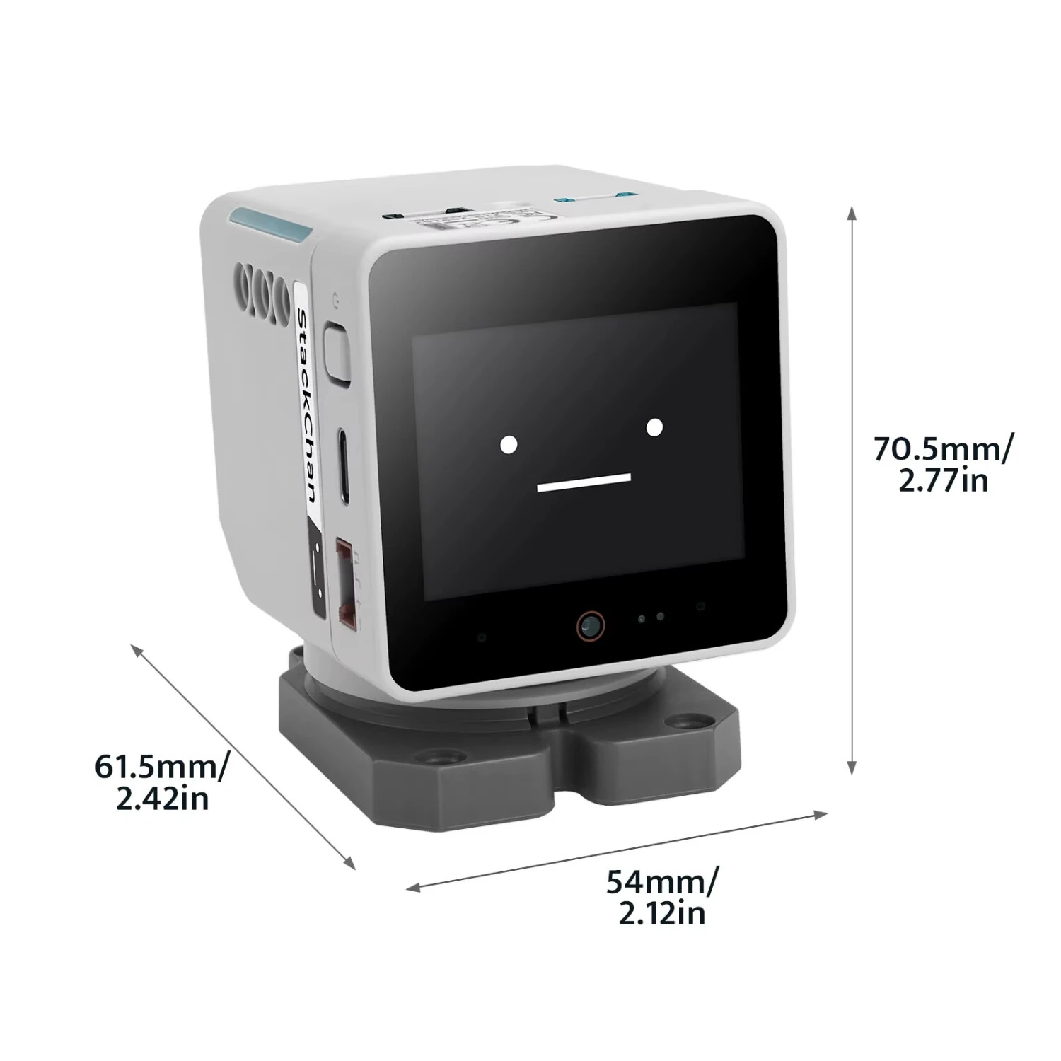 M5Stack StackChan K151-R AI Desktop Robot Kit ESP32S3 Dual Core NFC 2 Inch Touchscreen Voice Interaction IoT Development Module with Remote Control Kawaii Co-Created Open-Source AI Desktop Robot — view 5