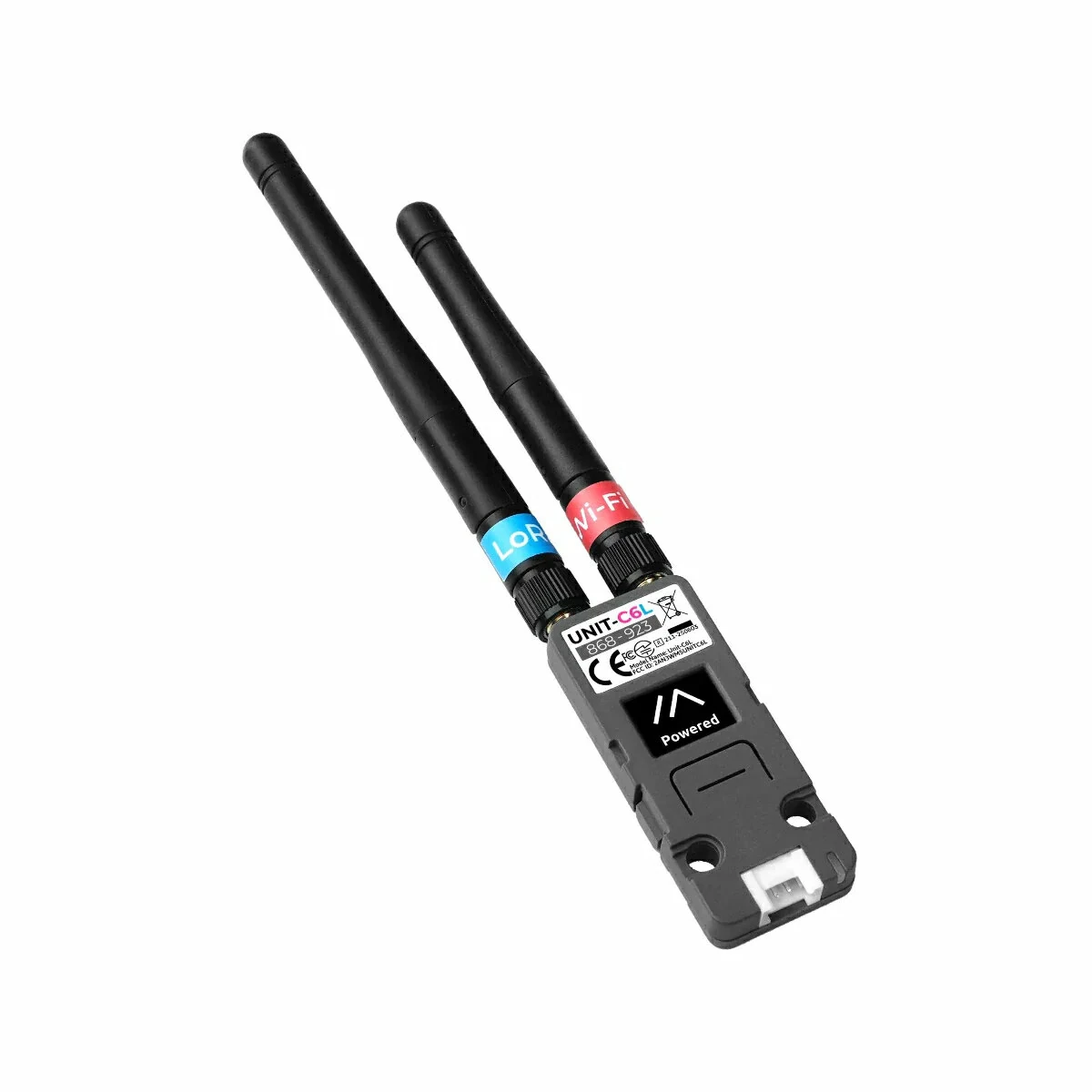M5Stack Unit C6L for Meshtastic LoRa Communication Module ESP32-C6 SX1262 WiFi 6 0.66 Inch OLED Display RGB LED 868~923 MHz Long Range Wireless Networking — M5Stack