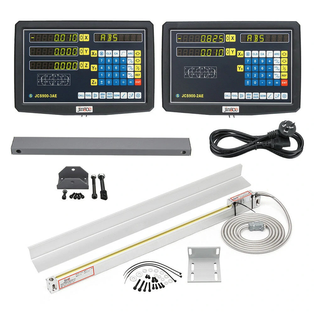Machifit 2/3 Axis Grating CNC Milling Digital Readout Display / 50-1000mm Electronic Linear Scale Lathe Tool — Machifit