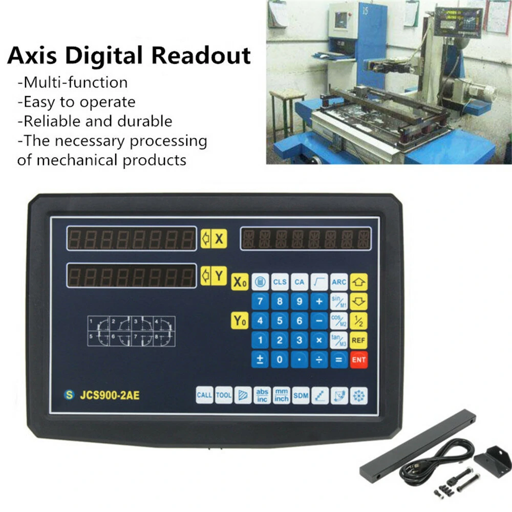 Machifit 2/3 Axis Grating CNC Milling Digital Readout Display / 50-1000mm Electronic Linear Scale Lathe Tool — view 4