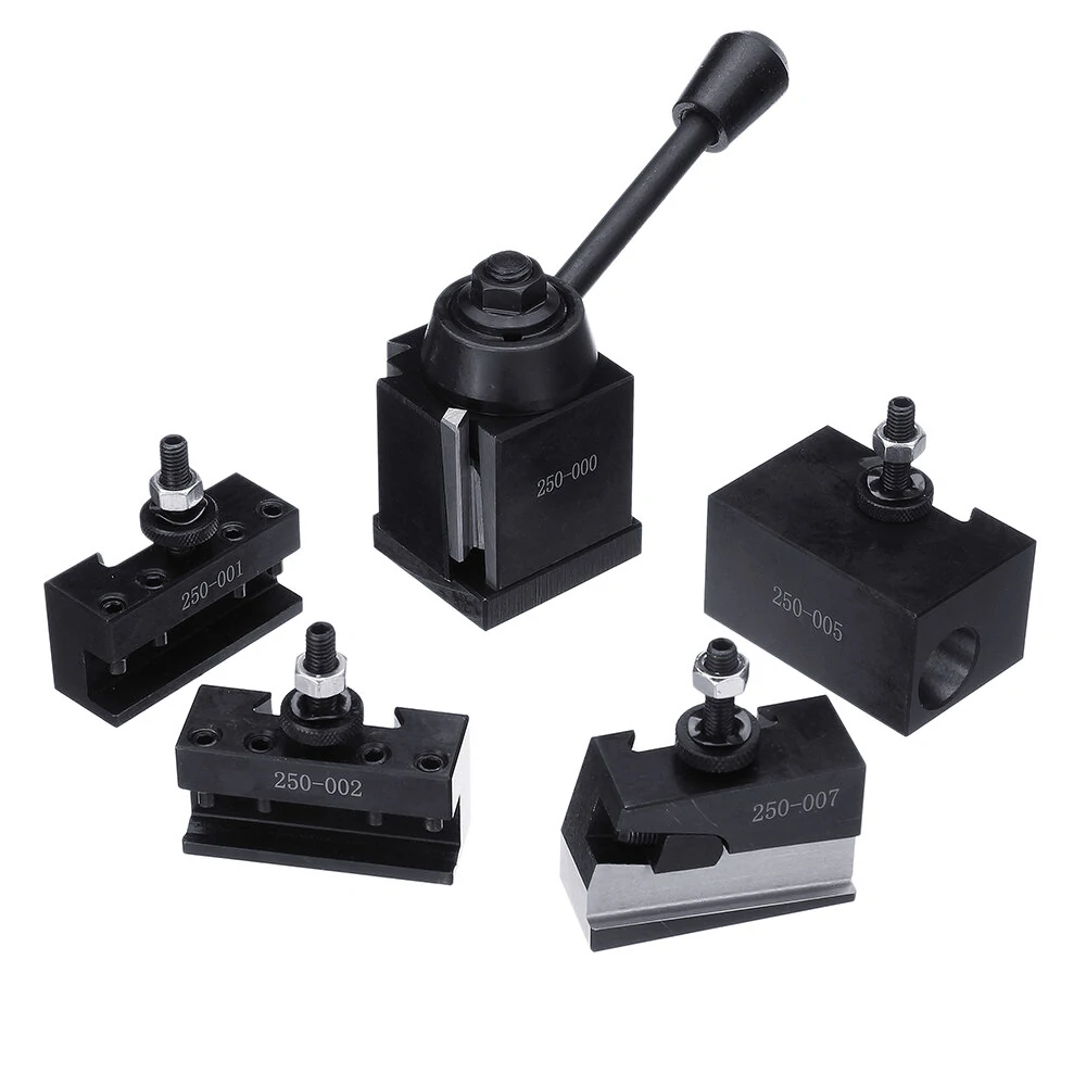Machifit DMC-250-000 Cuniform GIB Type Quick Change Tools Kit Tool Post 250 001-010 Tool Holder for Lathe Tools — Machifit