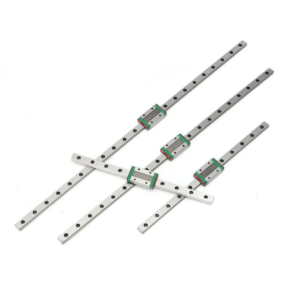 Machifit MGN12 250/300/500/550mm Linear Rail Guide with MGN12H Linear Sliding Guide Block CNC Parts 100-1000mm — view 4