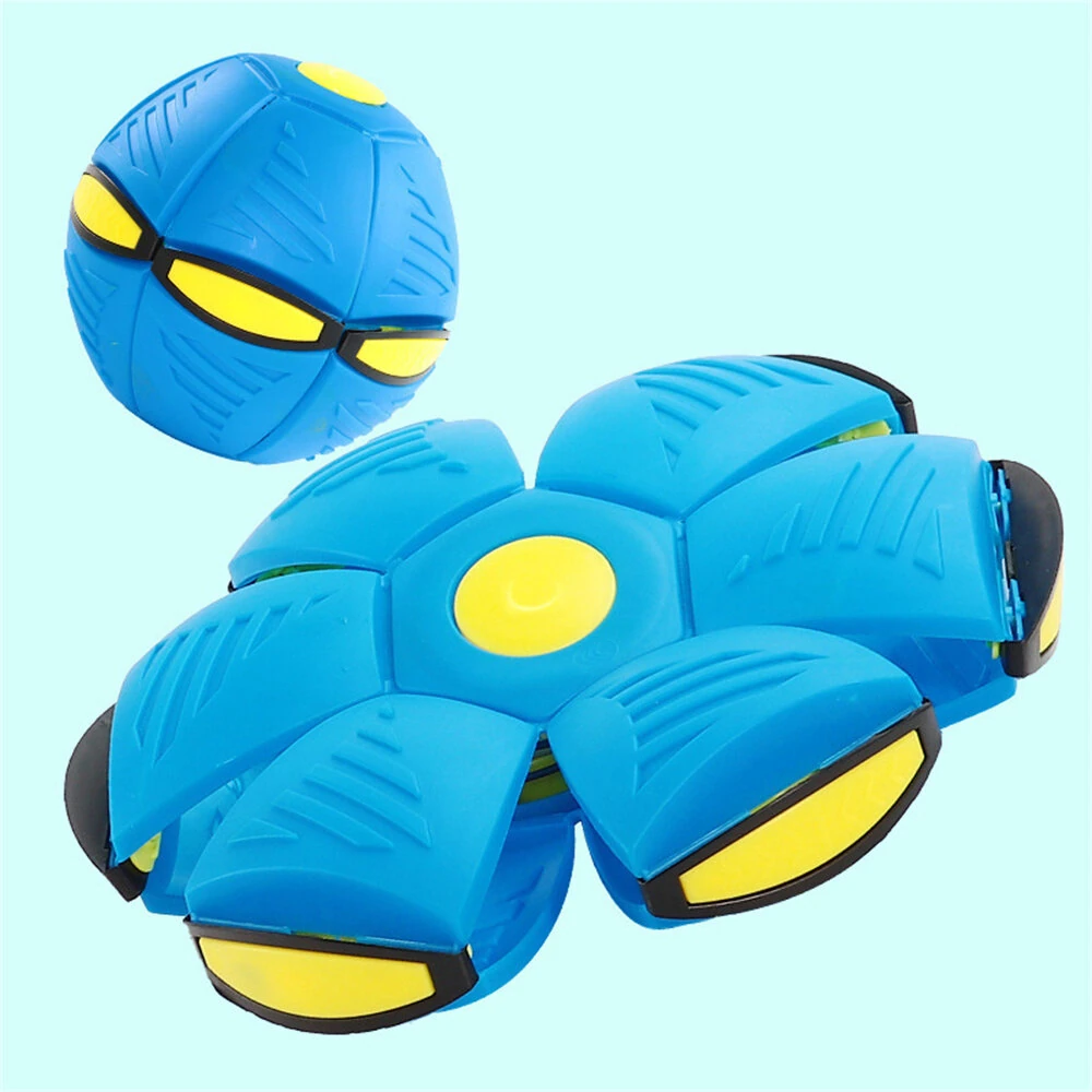 Magic Transforming UFO LED Light Flying Saucer Ball Stress Relief Outdoor Toy Unisex Plastic Deformation Flat Dual Modes Fun — view 10