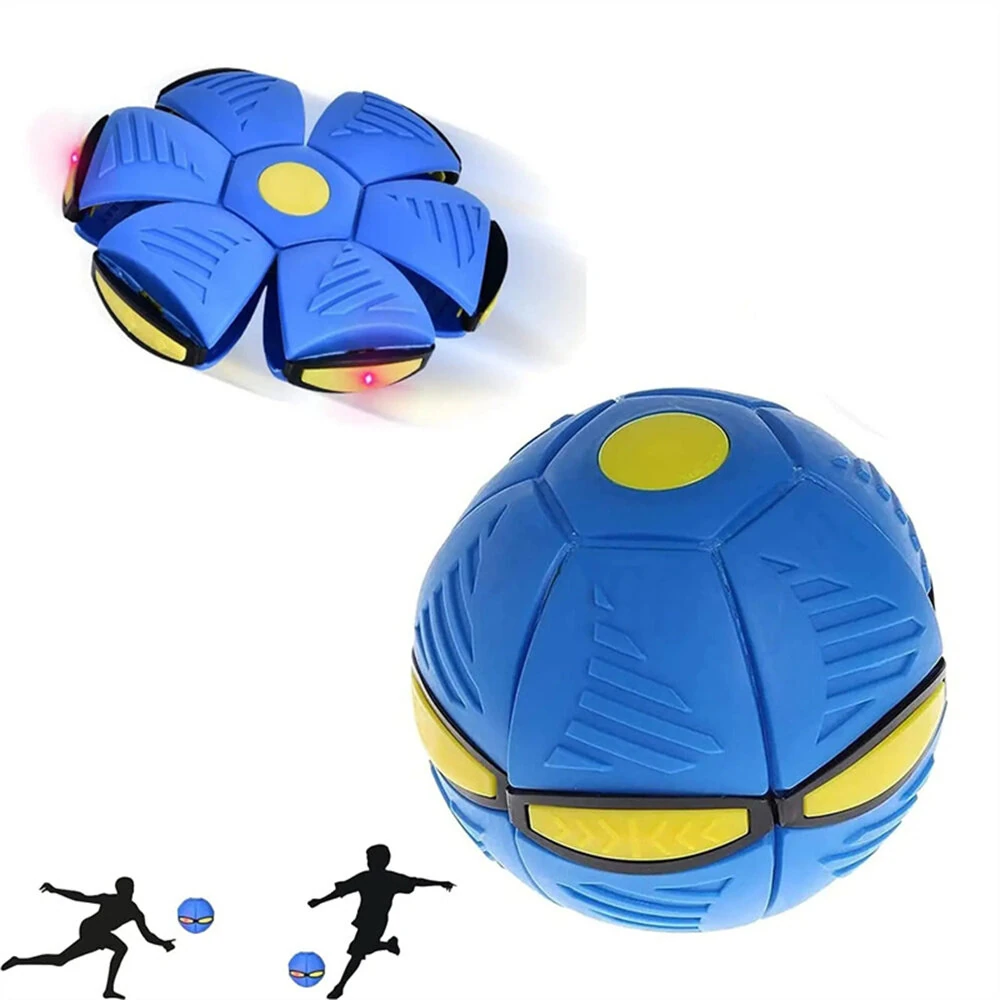 Magic Transforming UFO LED Light Flying Saucer Ball Stress Relief Outdoor Toy Unisex Plastic Deformation Flat Dual Modes Fun — view 4
