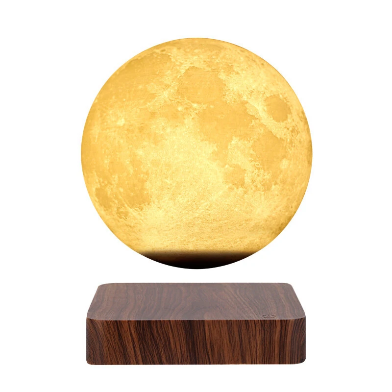 Magnetic Levitation Globe LED Moon Floating Romantic Lamp Suspended 3D Moon Lamp Rotating Globe Bedside Lamp — view 3