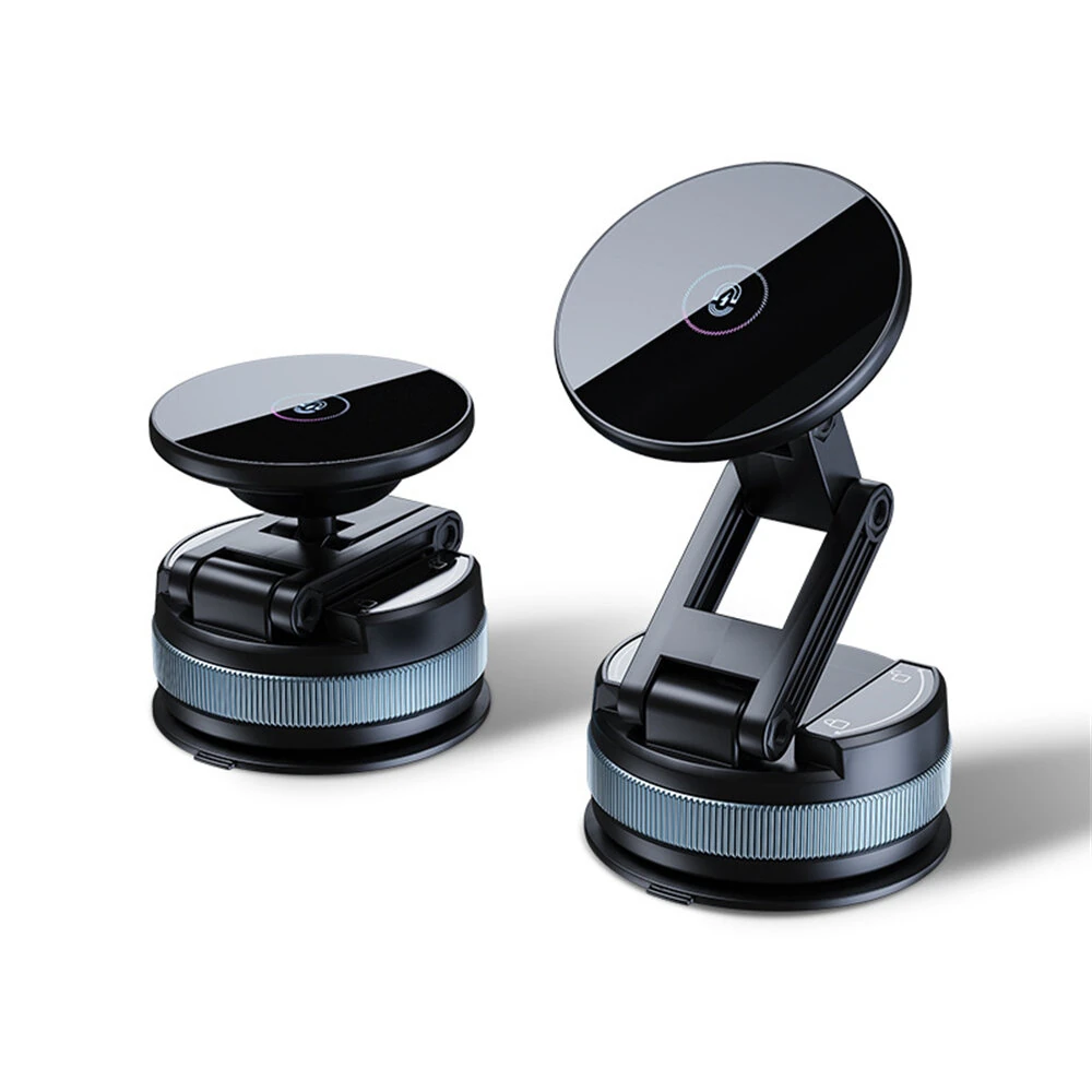 Magnetic Vacuum Suction Car Phone Holder Universal Foldable Extendable Mount for Most Smartphones Windshield Dashboard — Pricio