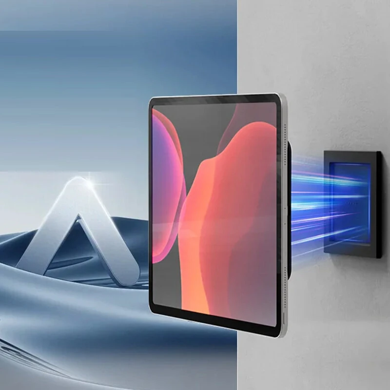 Magnetic Wall Mounted Wireless Charger Wall charging Socket Tablet Magnetic Bracket Holder for Universal Tablet Android — view 4