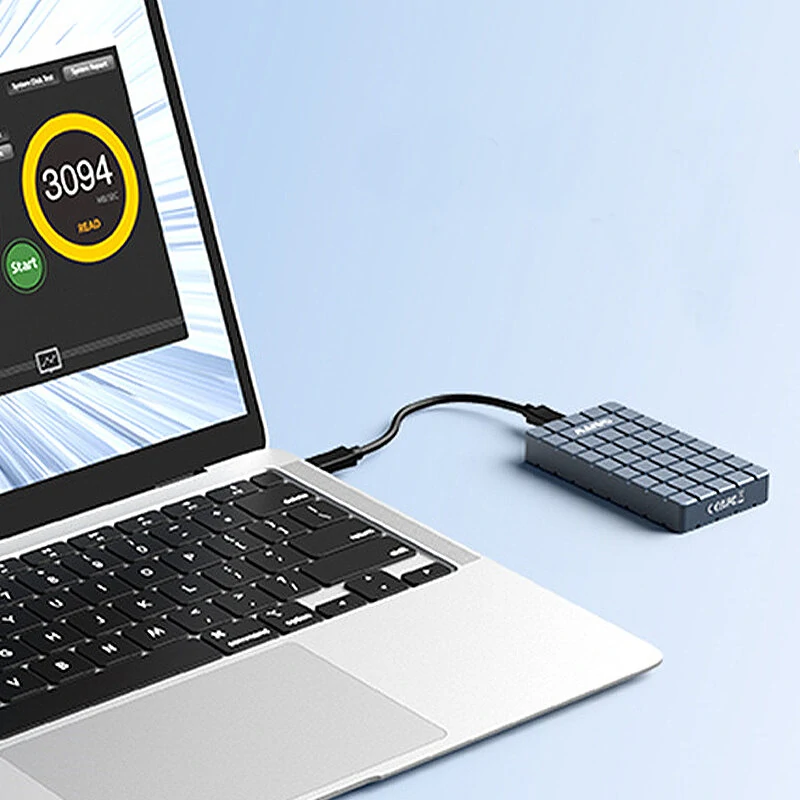 MAIWO K1717 USB 4.0 40Gbps M.2 NVMe SSD Enclosure M.2 to Type-C 4.0 8TB Solid State Drive Aluminum Case for Thunderbolt 4 Hard Box — view 4