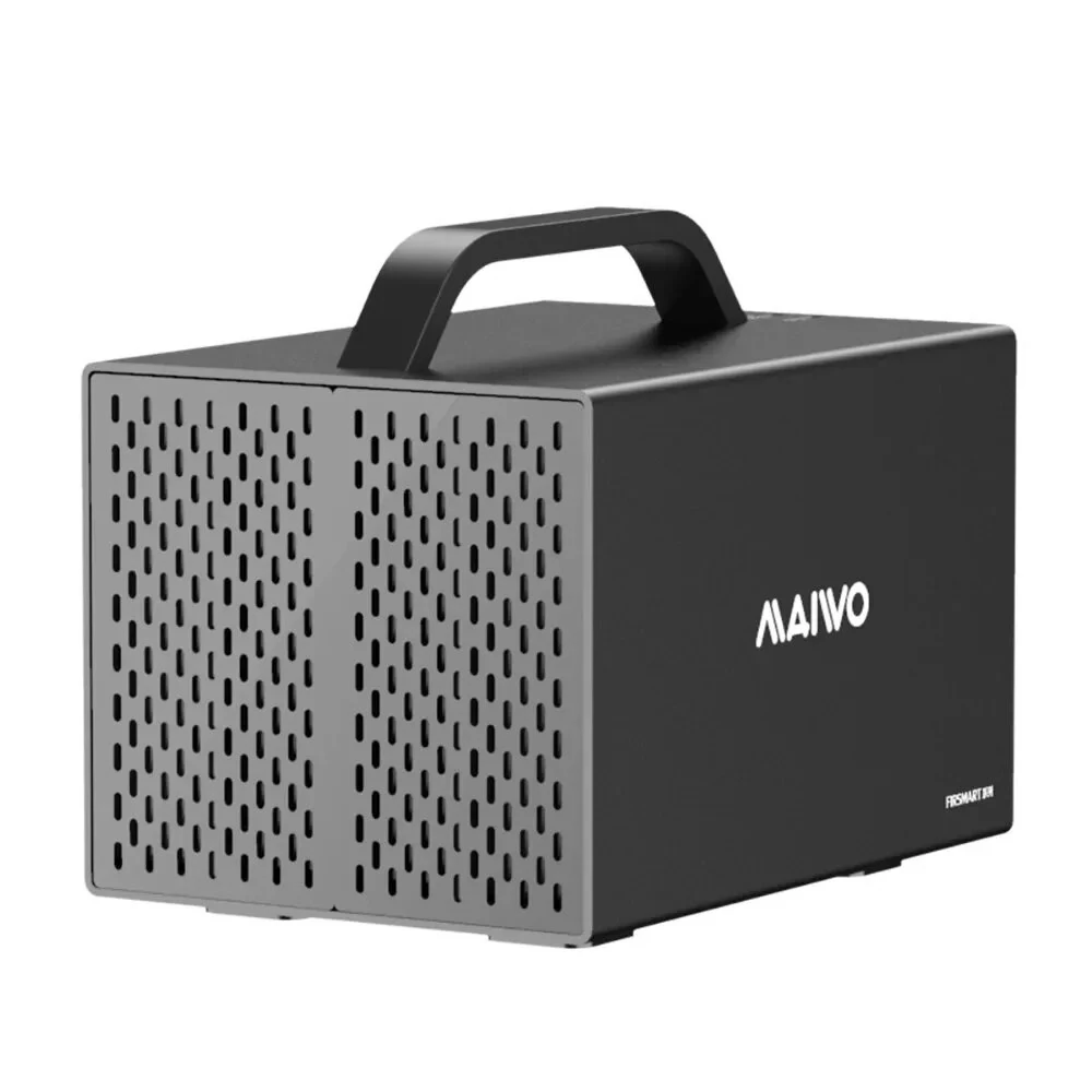 MAIWO K35274D 4 Bay RAID External Hard Drive Enclosure with HD Port 3.5'' Type-C to SATA HDD SSD Enclosure Support 7 RAID Mode — view 4