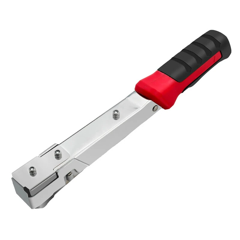 Manual Hammer Tacker Stapler Alloy Steel Ergonomic Handle Quick Loading Design Door Type Staples Carpentry Decoration Furniture Production Interior DIY Tool — view 2