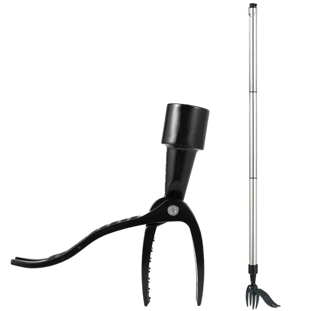Manual Vertical Weeding Digging Grass Shovel Standing Weeding Puller Metal Weed Puller Head Garden Lawn Root Remover Weeder — Manual