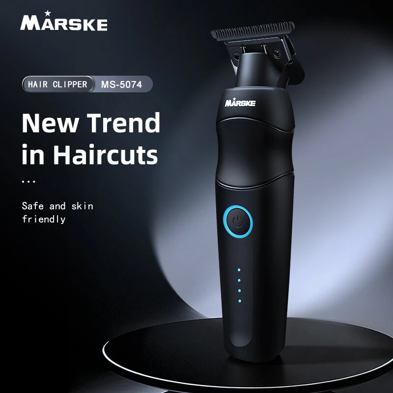 MARSKE MS-5074 Professional Electric Hair Clipper 5W 7500RPM 1800mAh USB Rechargeable Cordless Mens Beard Trimmer Stainless Steel Home Salon Kit — view 3