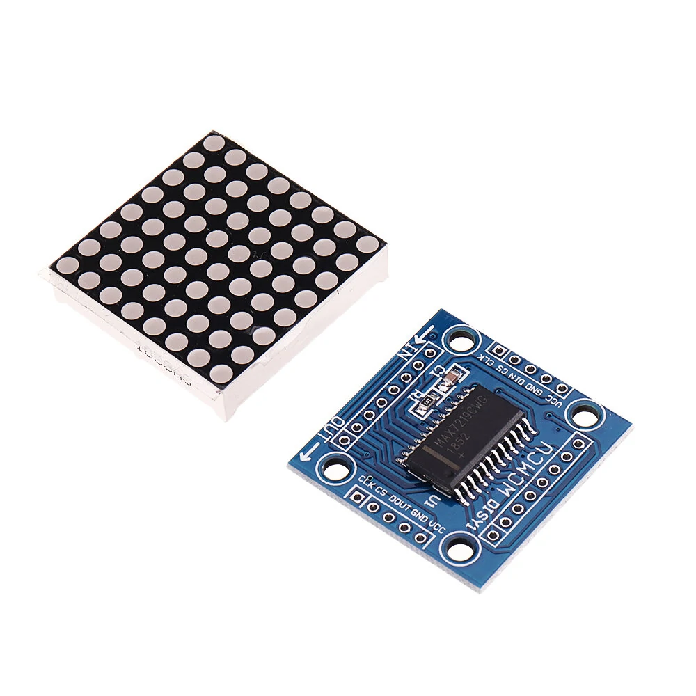 MAX7219 Dot Matrix Module Microcontroller LED Module Display Module MAX7219 DIY Kit — view 3