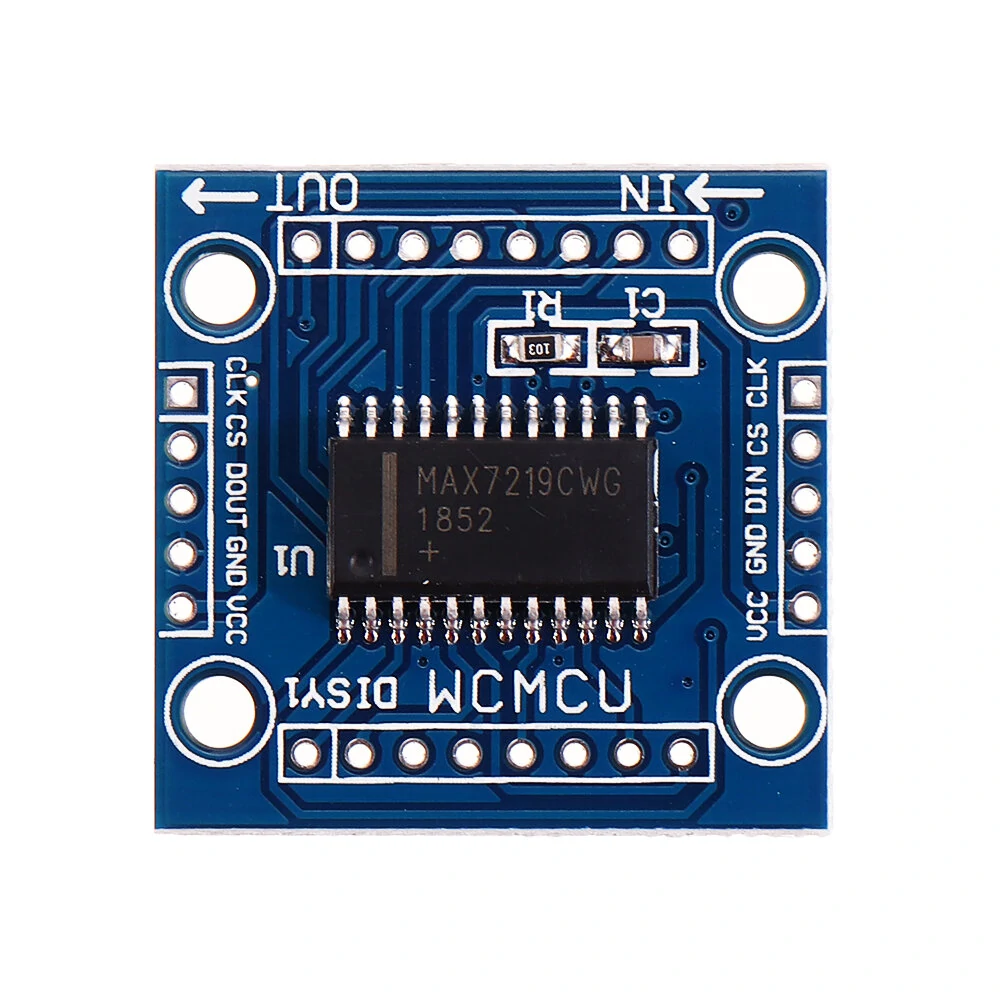 MAX7219 Dot Matrix Module Microcontroller LED Module Display Module MAX7219 DIY Kit — view 4