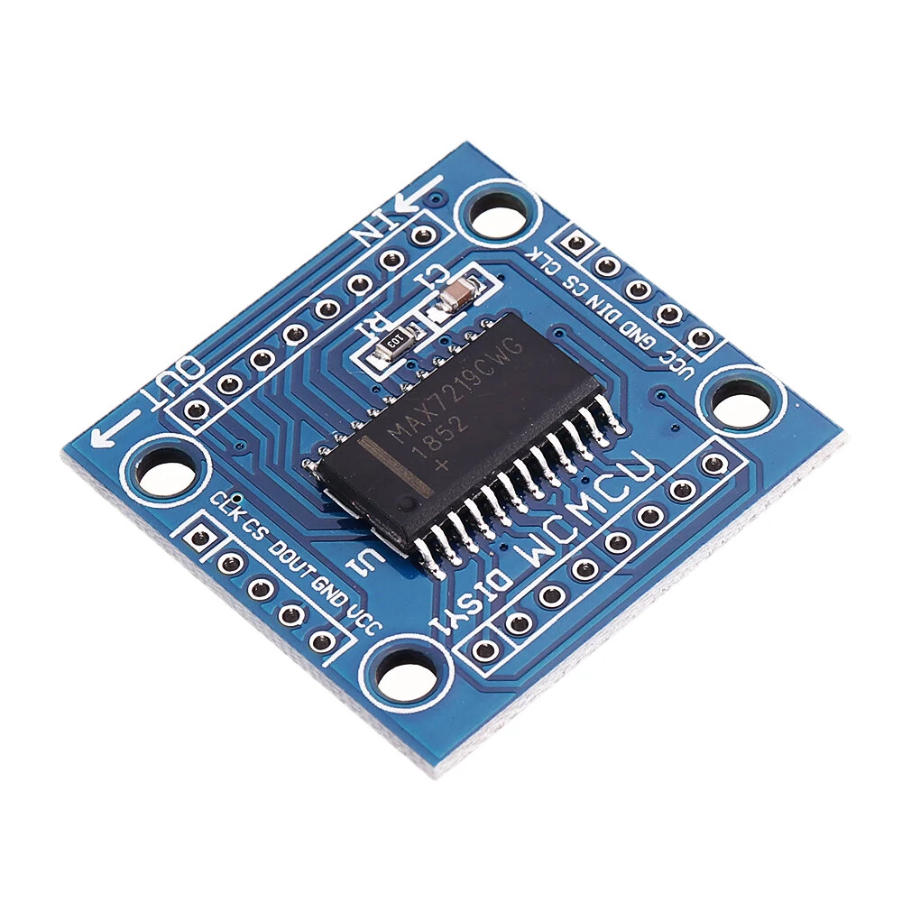 MAX7219 Dot Matrix Module Microcontroller LED Module Display Module MAX7219 DIY Kit — view 5