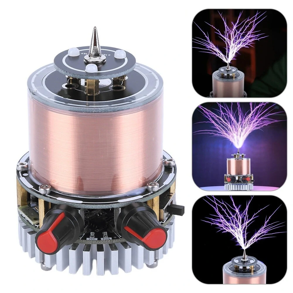 Maxgeek SSTC Mini Tesla Coil Music Double Class-E Solid State Tesla Coil Artificial Teaching Tool — view 2