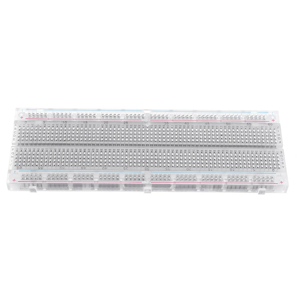MB-102 MB102 Transparent Breadboard 830 Point Solderless PCB Bread Board Test Develop DIY — view 7