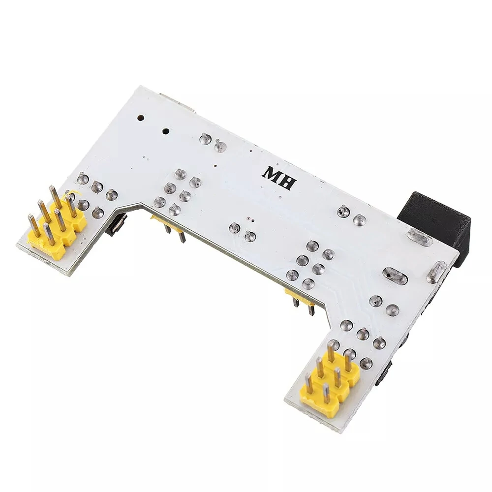 MB102 2 Channel 3.3V 5V Breadboard Power Supply Module White Breadboard Dedicated Power Module MB-102 Solderless Bread Board — view 10