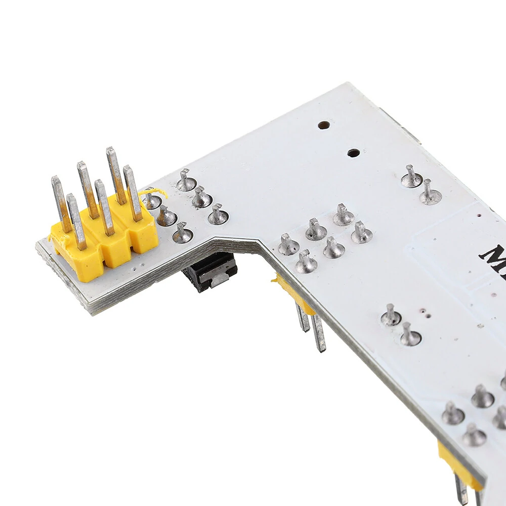 MB102 2 Channel 3.3V 5V Breadboard Power Supply Module White Breadboard Dedicated Power Module MB-102 Solderless Bread Board — view 7
