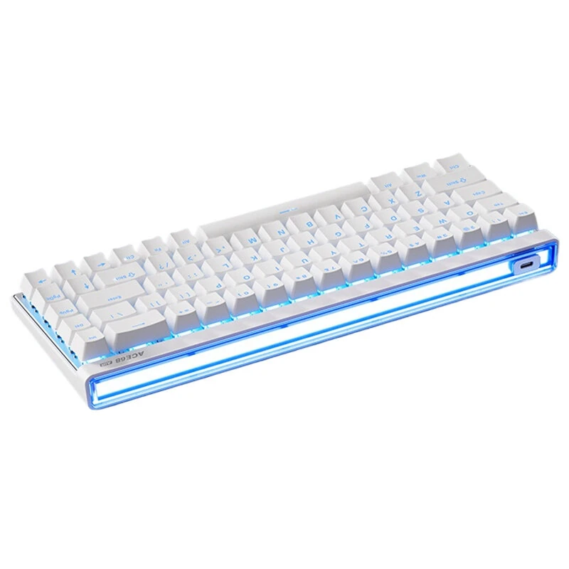 MCHOSE Ace 68 Air Magnetic Switch Mechanical Keyboard with RGB Light Box 8K Polling Rate 256K Scan Rate 0.08ms Latency Adaptive Calibration Wired Gaming Keyboards — view 2