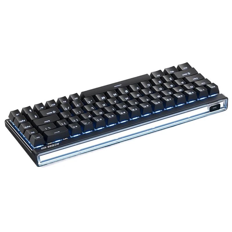 MCHOSE Ace 68 Air Magnetic Switch Mechanical Keyboard with RGB Light Box 8K Polling Rate 256K Scan Rate 0.08ms Latency Adaptive Calibration Wired Gaming Keyboards — view 3