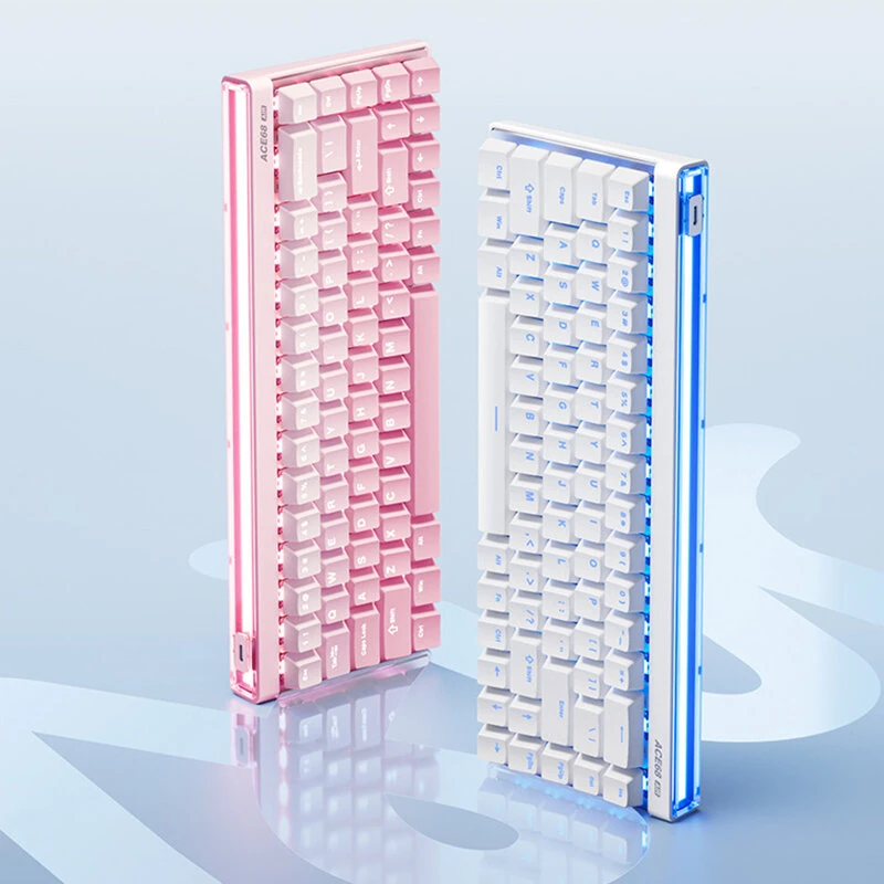 MCHOSE Ace 68 Air Magnetic Switch Mechanical Keyboard with RGB Light Box 8K Polling Rate 256K Scan Rate 0.08ms Latency Adaptive Calibration Wired Gaming Keyboards — view 4
