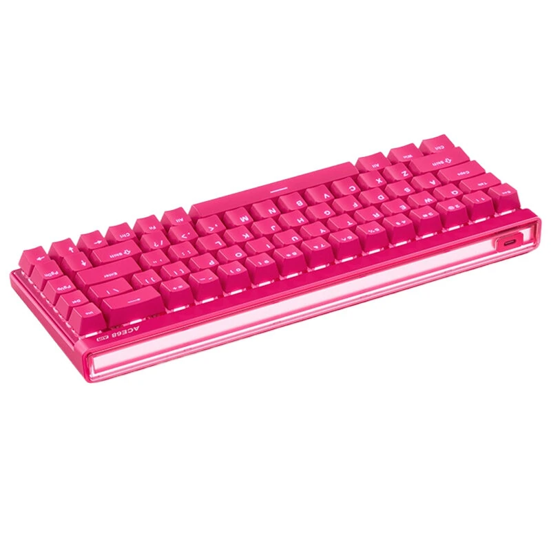 MCHOSE Ace 68 Air Magnetic Switch Mechanical Keyboard with RGB Light Box 8K Polling Rate 256K Scan Rate 0.08ms Latency Adaptive Calibration Wired Gaming Keyboards — view 9