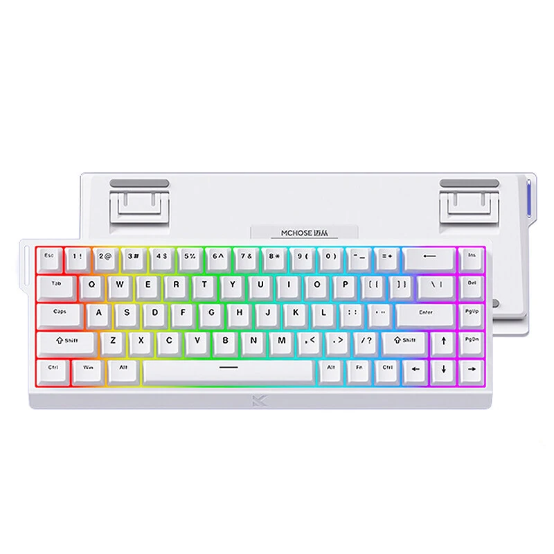 MCHOSE Ace 68 Magnetic Switch Mechanical Keyboard 60% Layout 68 Keys RGB Hot Swap 8K Polling Rate E-sports Version USB Wired Gaming Keyboards — view 2