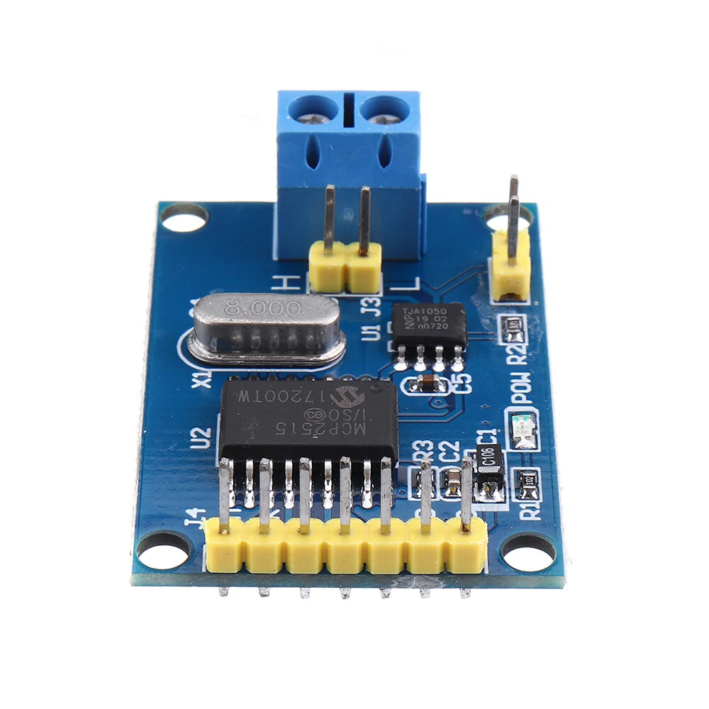 MCP2515 CAN Bus Module Board TJA1050 Receiver SPI 51 MCU ARM Controller 5V DC — view 8