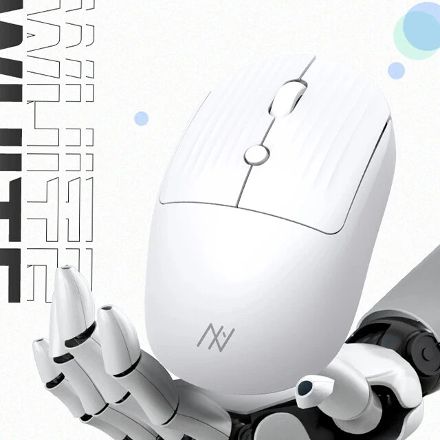 Mechanic M3 Air Wireless bluetooth Mouse 800/1200/1600DPI Smart-sleep Function 300mAh Rechargeable 65g Lightweight Office Mice — view 3