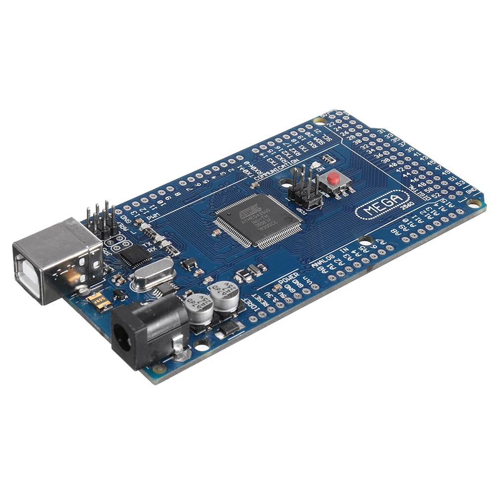 Mega 2560 R3 ATmega2560-16AU Development Board Without USB Cable Geekcreit for Arduino - products that work with official Arduino boards — view 3