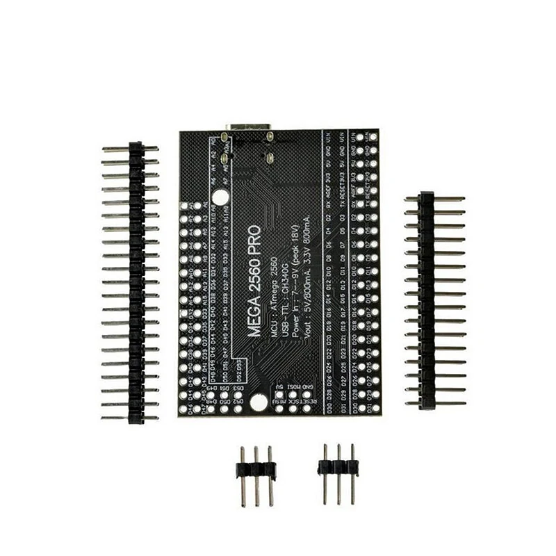 Mega2560 Mega 2560 Pro MINI 5V (Embed) CH340G ATmega2560-16AU Micro/Type-C with Male Pinheaders Compatible for Mega — view 4