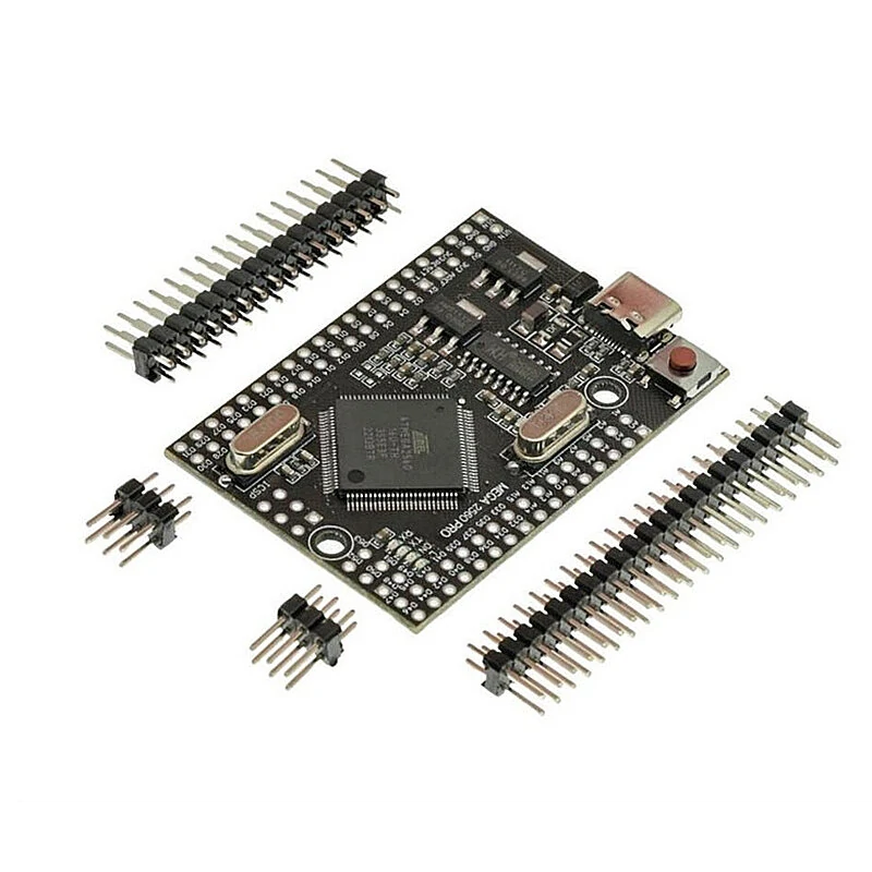 Mega2560 Mega 2560 Pro MINI 5V (Embed) CH340G ATmega2560-16AU Micro/Type-C with Male Pinheaders Compatible for Mega — view 5