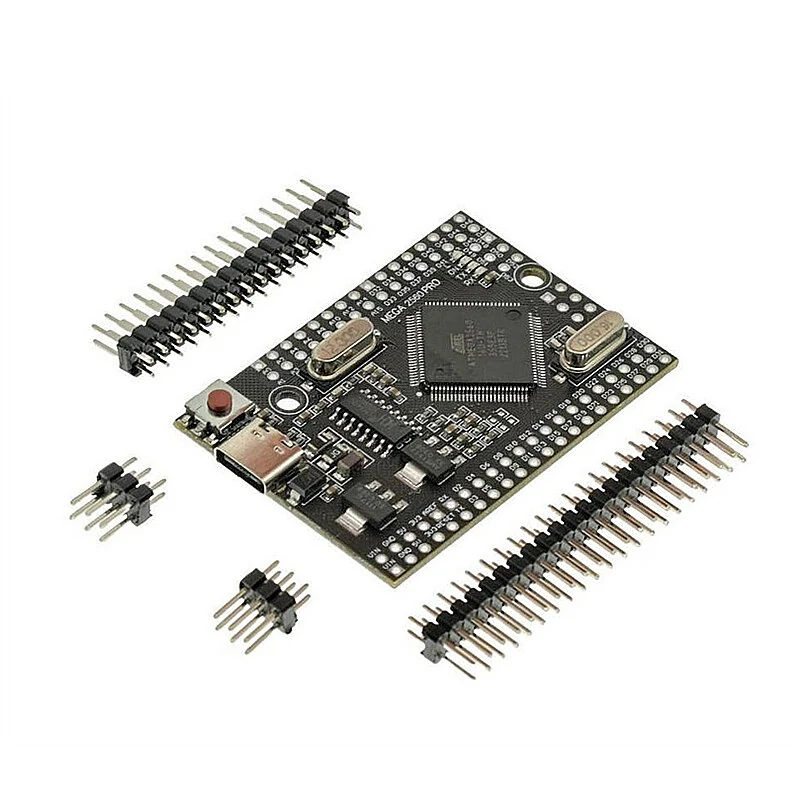 Mega2560 Mega 2560 Pro MINI 5V (Embed) CH340G ATmega2560-16AU Micro/Type-C with Male Pinheaders Compatible for Mega — view 7
