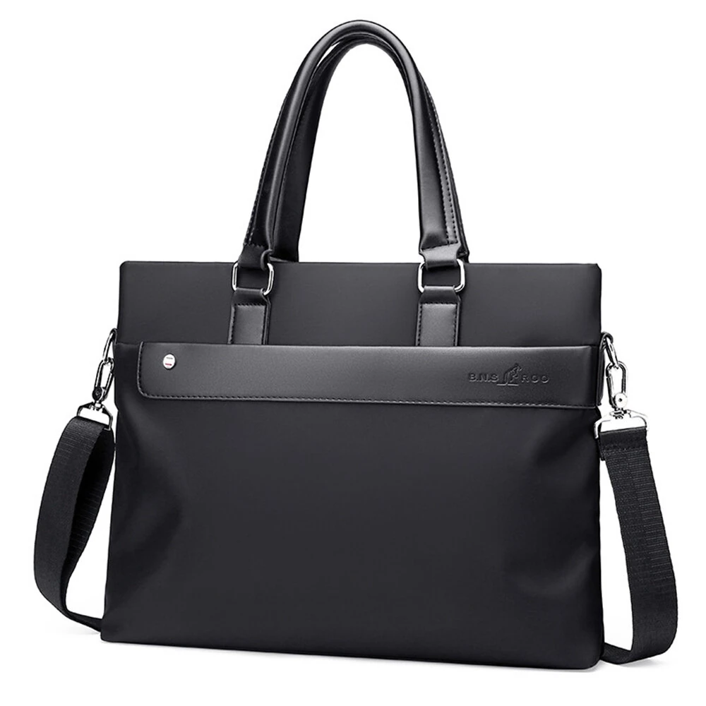 Men's Business Briefcase 14''  Laptop Handbag Waterproof Large Capacity Shoulder Crossbody Bag — view 11