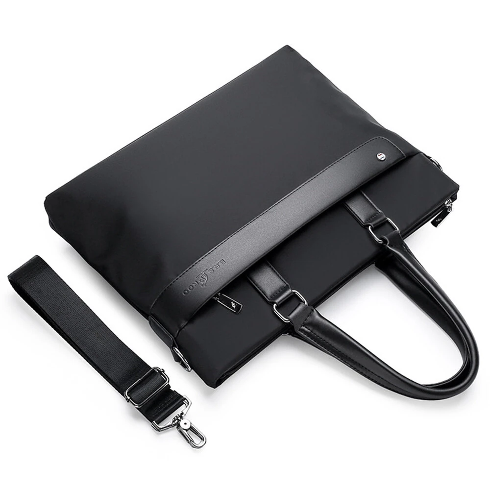 Men's Business Briefcase 14''  Laptop Handbag Waterproof Large Capacity Shoulder Crossbody Bag — view 3