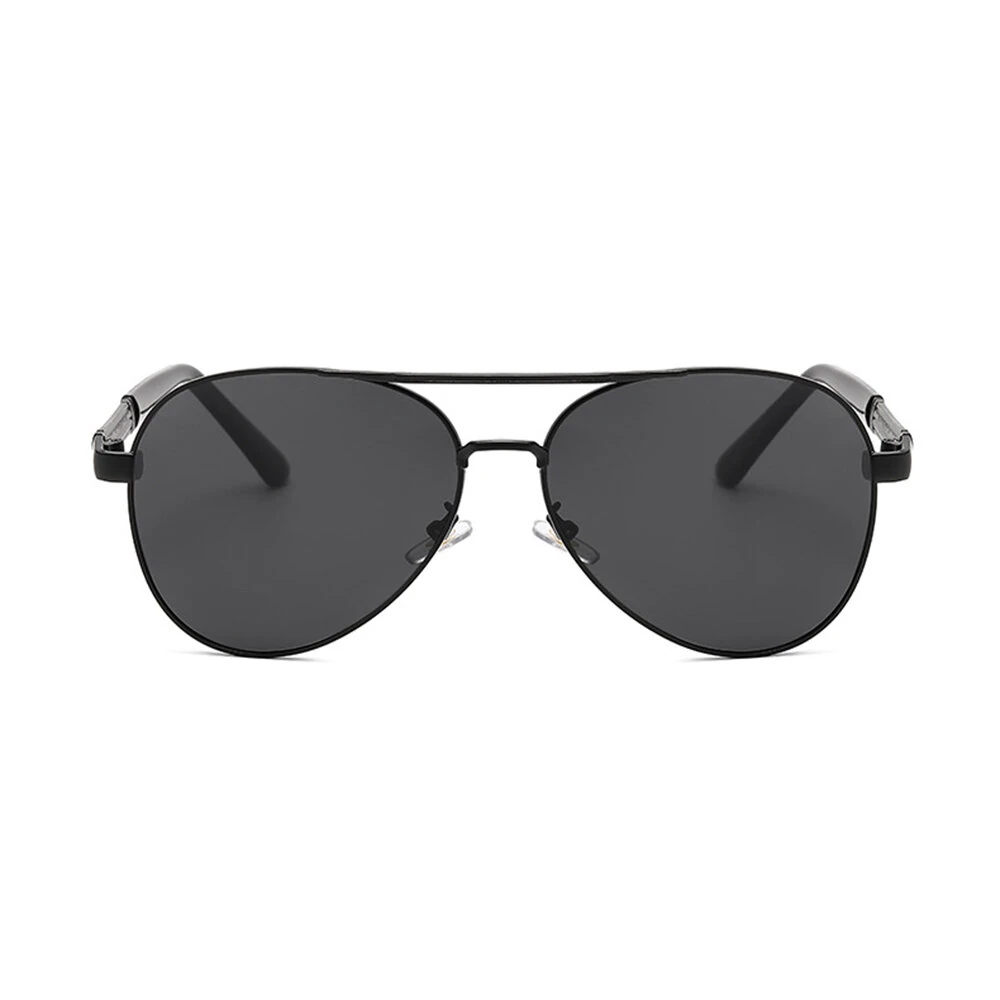 Men's Polarized Sunglasses Classic Fashion Metal Frame Pilot Sun Glasses for Traveling Surfing Driving Fishing UV400 — view 10