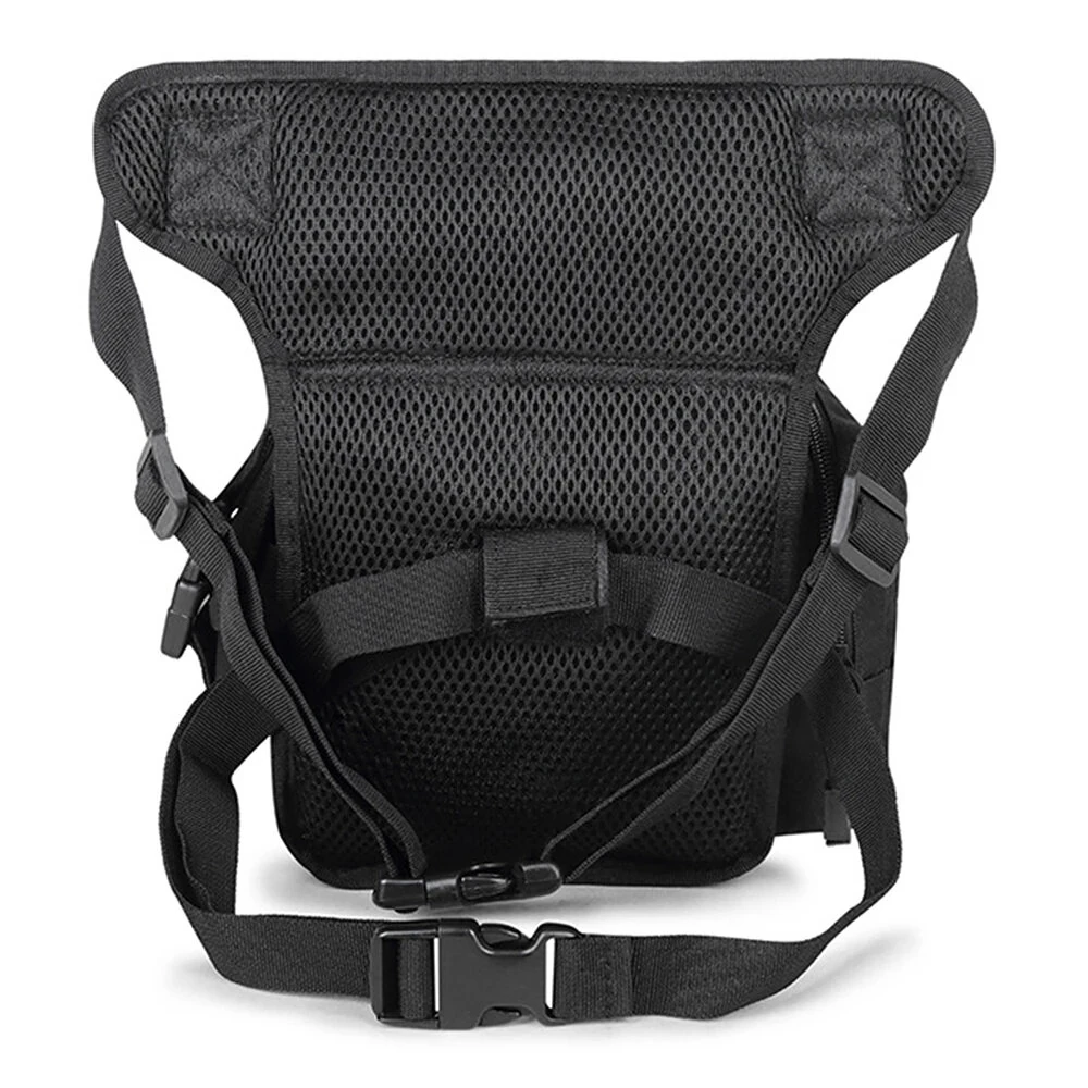 Men's Sports Tactical Waist Pack Drop Leg Bag Adjustable Strap Waterproof Oxford Fabric Crossbody Bags for Outdoor Riding Travel — view 9