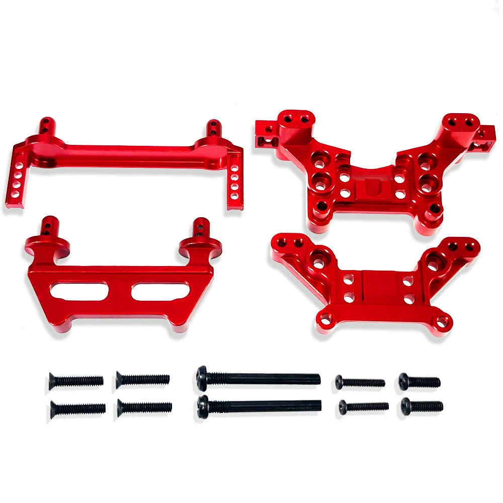 Metal Upgrade Accessories Car Body Pillars Shock Tower For MJX Hyper Go 1/16 16208 16209 16210 H16 H16BM RC Car Parts — Pricio