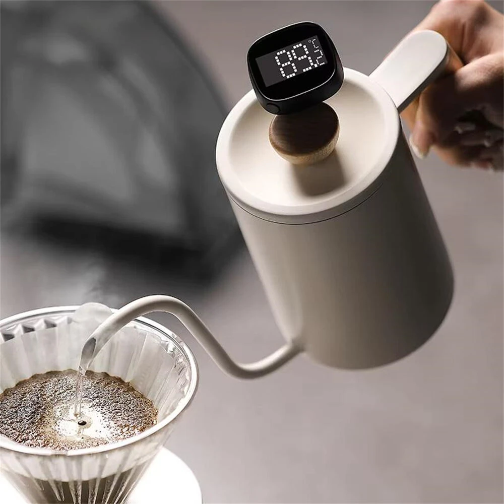 MHW-3BOMBER Instant Read Electronic Digital Thermometer -45°C to 200°C SUS304 Probe LCD Display High Precision Temperature Measurement Tool for Coffee Pot Kitchen Accessories — view 4