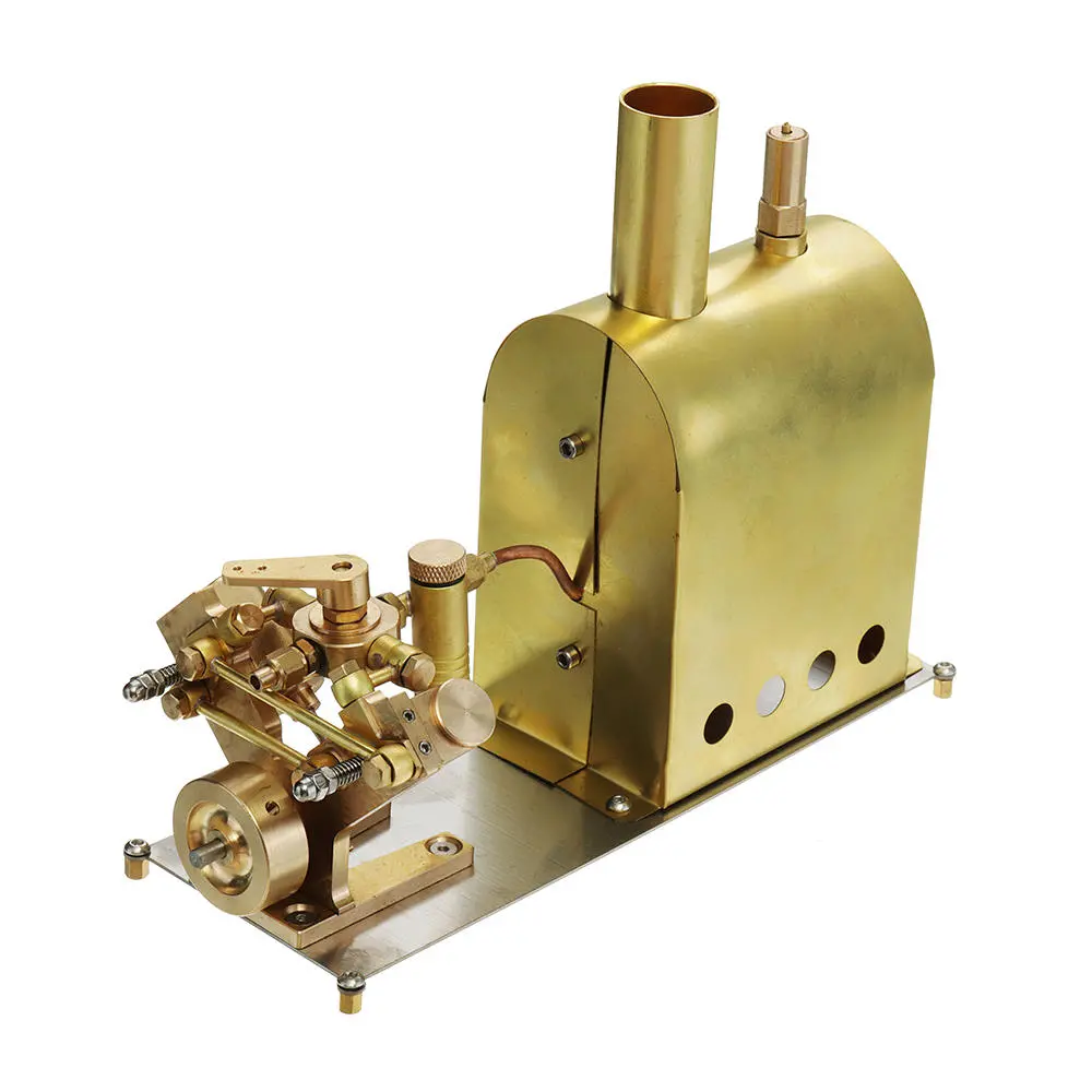 Microcosm OKMO M2C Mini Steam Boiler with Twin Cylinder Marine Steam Engine Stirling Engine Model — Topacc