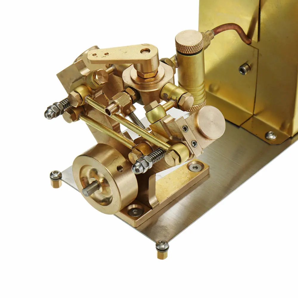 Microcosm OKMO M2C Mini Steam Boiler with Twin Cylinder Marine Steam Engine Stirling Engine Model — view 6