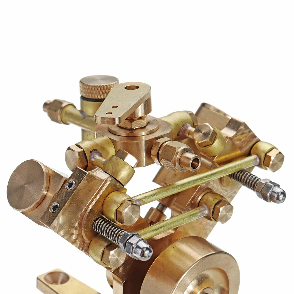 Microcosm OKMO Micro Scale M2B Twin Cylinder Marine Steam Engine Model Stirling Engine Gift Collection — view 9