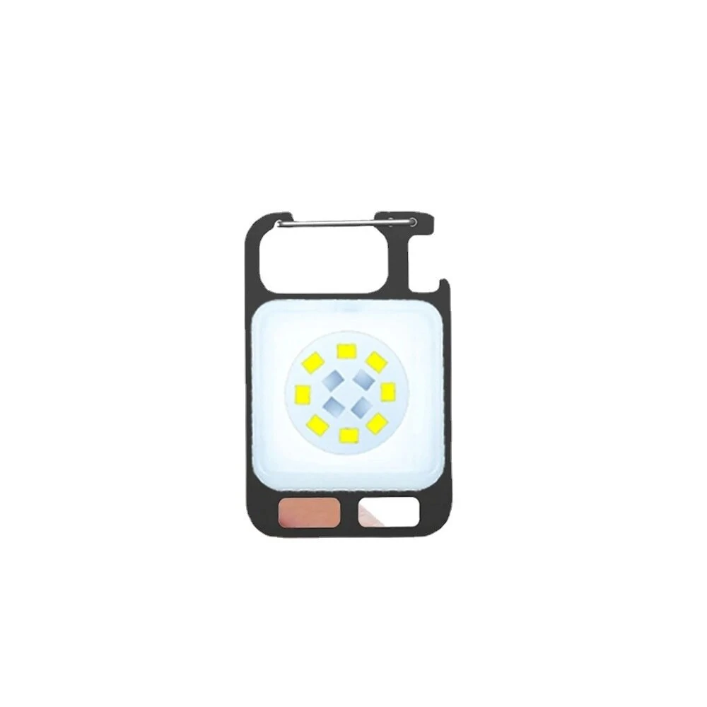 Mini COB Keychain Flashlight Charging Lamp Camping Lights with Magnet 4 Lighting Modes for Camping Home USE Etc — view 2