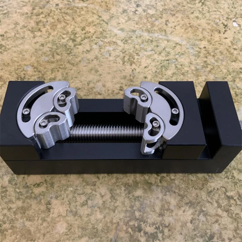 Mini Fractal Vise Jaw Opening 85mm Aluminum Alloy Handle Compact Design High Precision Clamping Industrial Grade Construction Professional Tools — view 3