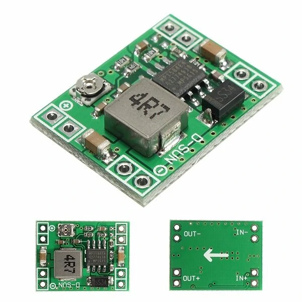 Mini MP1584EN DC-DC BUCK Adjustable Step Down Module 4.5V-28V Input 0.8V-20V Out — view 2
