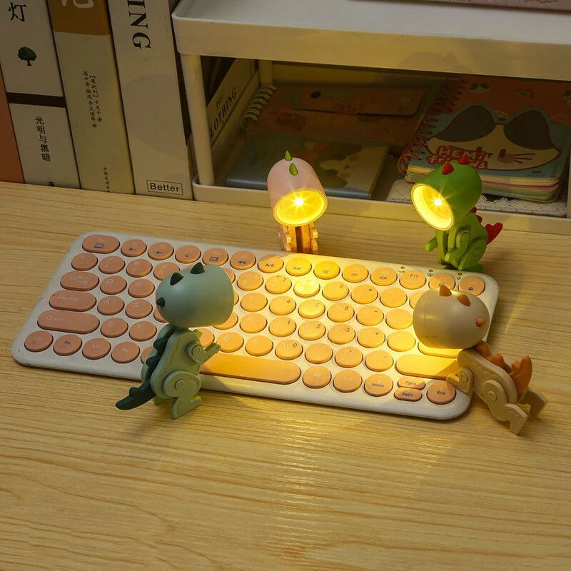 Mini Night Light LED Adjustable Desk Lamp Book Light Dog Deer Cute Pet Light Eye Protection Table Lamp Home Room Decor — view 10